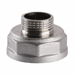 Переходник редукционный никелированный 1 1/4″ВР х 3/4″НР штампованный А0607А(нк) Чернівці