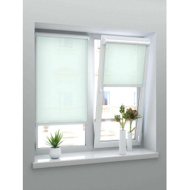 Ролеты тканевые на окна Ажур Мята