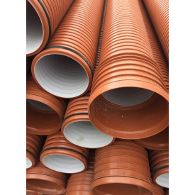 Труба Plastimex 600x3000 гофрована каналізаційна