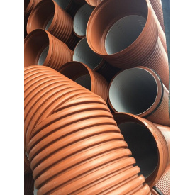 Труба Magnaplast 600x3000 гофрированная канализационная