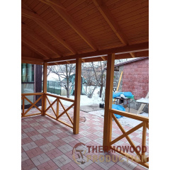 Деревянная беседка 4,5х5,0 м Thermowood Production Ворожба