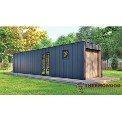 Модульний будинок 11,0х5,0м High Tech House 12 в стилі хай-тек від виробника ThermoWood Production Київ