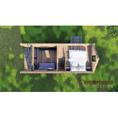 Барнхаус, модульний будинок 7,8х3,2м Barn House 03 від виробника ThermoWood Production Якимівка