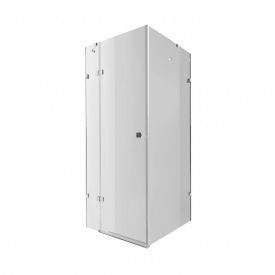 Душова кабіна Qtap CAPRICORN CRM1011SC6 100х100 см скло Clear 6 мм CalcLess без піддону