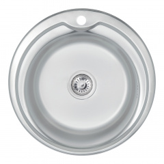 Кухонная мойка Lidz 510-D 0,8 мм Satin (LIDZ510DSAT) Ірпінь