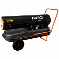 Neo Tools Тепловая пушка дизель/керосин, 50 кВт, 1100м3/ч, прямого нагрева, бак 50л, расход 4.7л/ч, IPX4, колеса