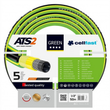 Cellfast Шланг садовый GREEN ATS 1/2, 50м, 5 слоев, до 30 Бар, -20…+60°C