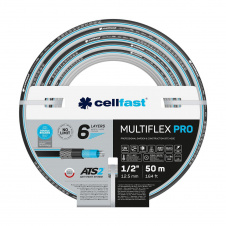 Cellfast Шланг садовый MULTIFLEX PRO 1/2 50м, 6 слоев, до 35 Бар, -20…+65°C