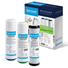 Ecosoft Комплект картриджей Premium 1-2-3 (удаляет жесткость, хлор, тяжелые металлы, фенолы)