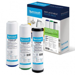 Ecosoft Комплект картриджей Premium 1-2-3 (удаляет жесткость, хлор, тяжелые металлы, фенолы) Херсон