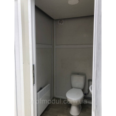 Туалетна кабінка модульна 1,5x1,5x3 м Чернігів