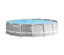 Каркасний басейн Intex 26720 Premium 427х107 см з картриджним фільтром, сходами та тентом