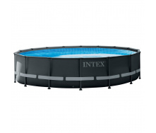 Каркасний басейн Intex 26326 ULTRA XTR 488х122 см з пісочним фільтром, сходами та тентом