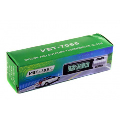 Внутренний и наружный термометр с часами VST VST-7065 Кропивницкий