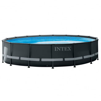 Каркасний басейн Intex 26326 ULTRA XTR 488х122 см з пісочним фільтром, сходами та тентом