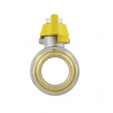 Кран шаровый Raftec YELLOW DN20 (3/4’’) НВ бабочка