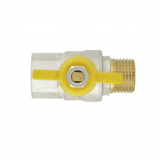 Кран шаровый Raftec YELLOW PN40 НВ 1/2 бабочка
