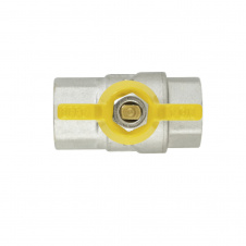 Кран шаровый Raftec YELLOW PN40 ВВ 1/2 бабочка
