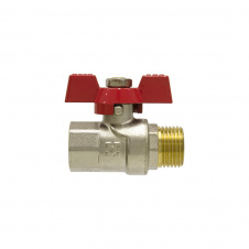 Фото - Кран шаровый Raftec RED PN40 НВ 1/2 бабочка Кран шаровый Raftec RED PN40 НВ 1/2 бабочка