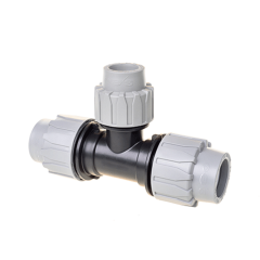 Тройник зажимной ПНД 110мм Львов