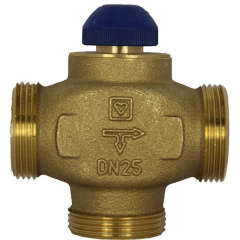 Термостатический трехходовой клапан Herz CALIS-TS-RD DN 25 1776140 Славута