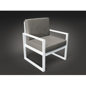 Кресло Tenero Час-Пик 710х700 мм мягкие сидушки на металлокаркасе для кафе на террасу