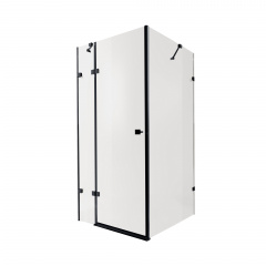 Душевая кабина Qtap Capricorn BLA1099SC6 90x90 см, стекло Clear 6 мм, покрытие CalcLess без поддона Хуст