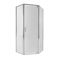 Душевая кабина Qtap Leo CRM10995-AC6 90х90 см, стекло Clear 6 мм без поддона Фастів