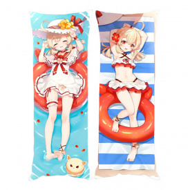 Подушка обіймашка Bioworld Дакімакура Клі на пляжі Genshin Impact 150х50см (17859)