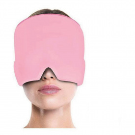 Шапка із холодним компресом SBT group Рожева