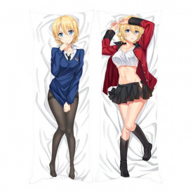 Подушка обнимашка Bioworld Дакимакура Дарджилинг Девушки и танки v2 150х50см (18495)