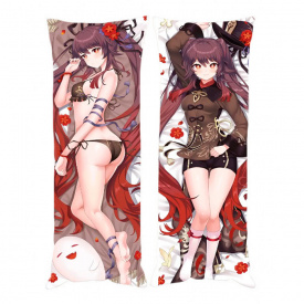 Подушка обіймашка Bioworld Дакімакура Ху Тао Genshin Impact 150х50см (17863)