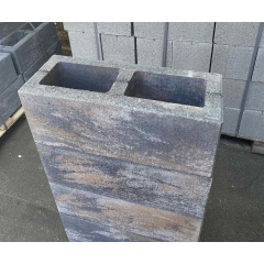 Евроблок для забора колормикс Эверест (190х190х500) Ровно