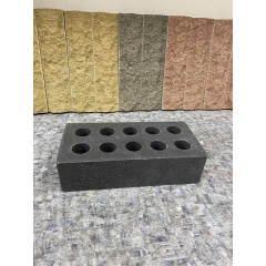 Кирпич гладкий пустотелый ECOBRICK (250х120х65) черный Киев
