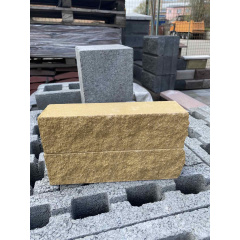 Кирпич облицовочный половинки ECOBRICK (250х55х65) (черный, желтый, красный) Николаев
