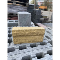 Кирпич облицовочный половинки ECOBRICK (250х55х65) желтый Киев