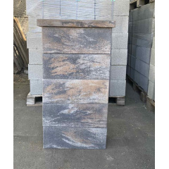 Евроблок для забора колормикс Эверест (190х190х500) Ровно