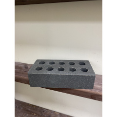 Кирпич гладкий пустотелый ECOBRICK (250х120х65) серый Николаев