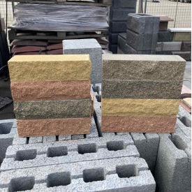 Кирпич облицовочный половинки ECOBRICK (250х55х65) рифленый