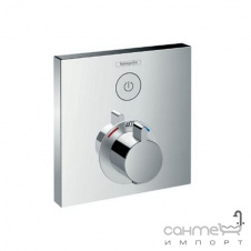 Внешняя часть термостата для душа Hansgrohe Shower Select 15762000 с запорным вентилем