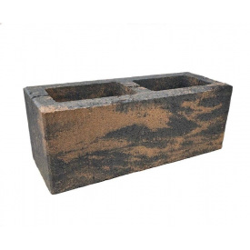 Евроблок двухцветный Сепия (190х190х500)