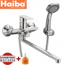 Змішувач для ванни довгий ніс HAIBA ASIO EURO Chr-006