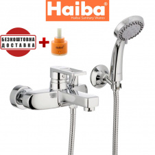 Змішувач для ванни короткий ніс HAIBA GUDINI EURO (Chr-009)