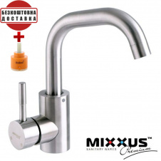 Смеситель для умывальника MIXXUS Sus-001G (Chr-001-G), Польша (нержавеющая сталь)
