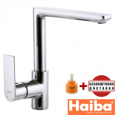 Змішувач для кухні Вухо HAIBA ALEX Chr-018