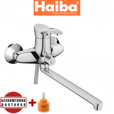 Змішувач для ванни, довгий ніс HAIBA ERIS EURO (Chr-006)