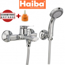 Смеситель для ванны короткий нос HAIBA NOVAK EURO (Chr-009)
