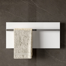 Рушникосушка електрична ONYX s1L 300x620 mm Білий матовий