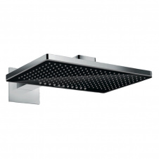 Фото - Rainmaker Select 460 Верхній душ 2jet з тримачем зі стіни 450 мм, чорний/хром Rainmaker Select 460 Верхній душ 2jet з тримачем зі стіни 450 мм, чорний/хром