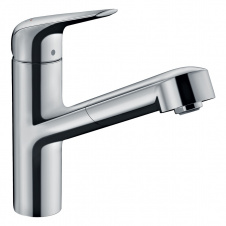 Hansgrohe M427-H150 Смеситель для кухни, однорычажный, с выдвижным изливом, хром